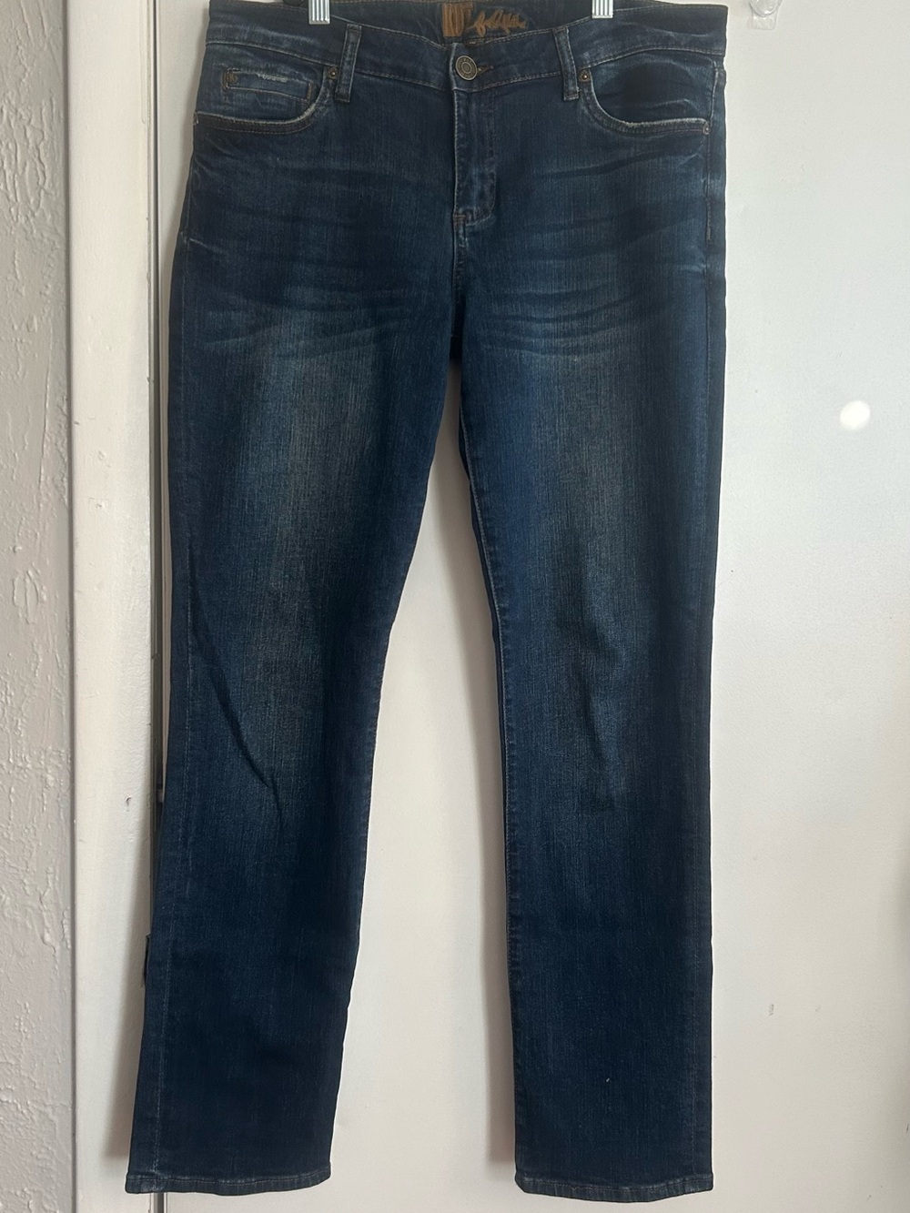 Kut from the Kloth Dark Indigo Straight Leg Jeans